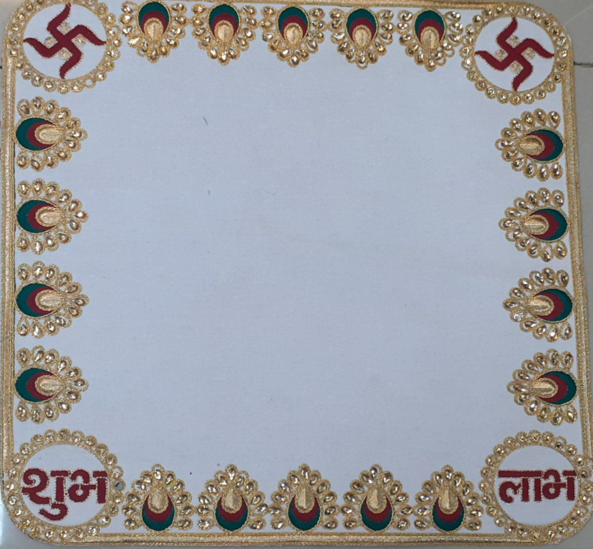 Premium Red Gold Festive Decor for Weddings Pooja