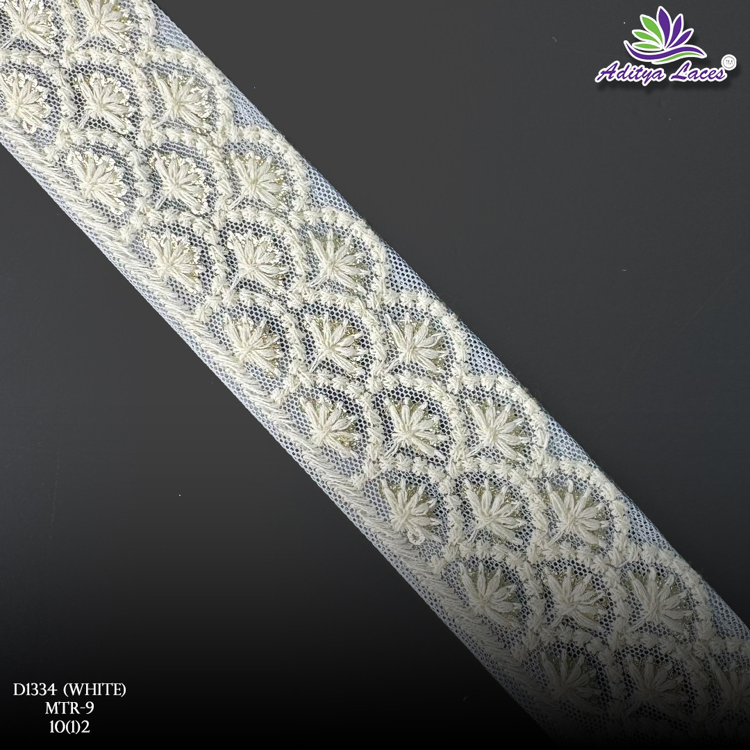Classic Dyable Lace Border for Saree Bridal Ethnic Wear