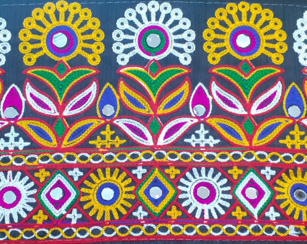 Exclusive Ethnic Gamthi Lace Border - for Ethnic Wear Dresses