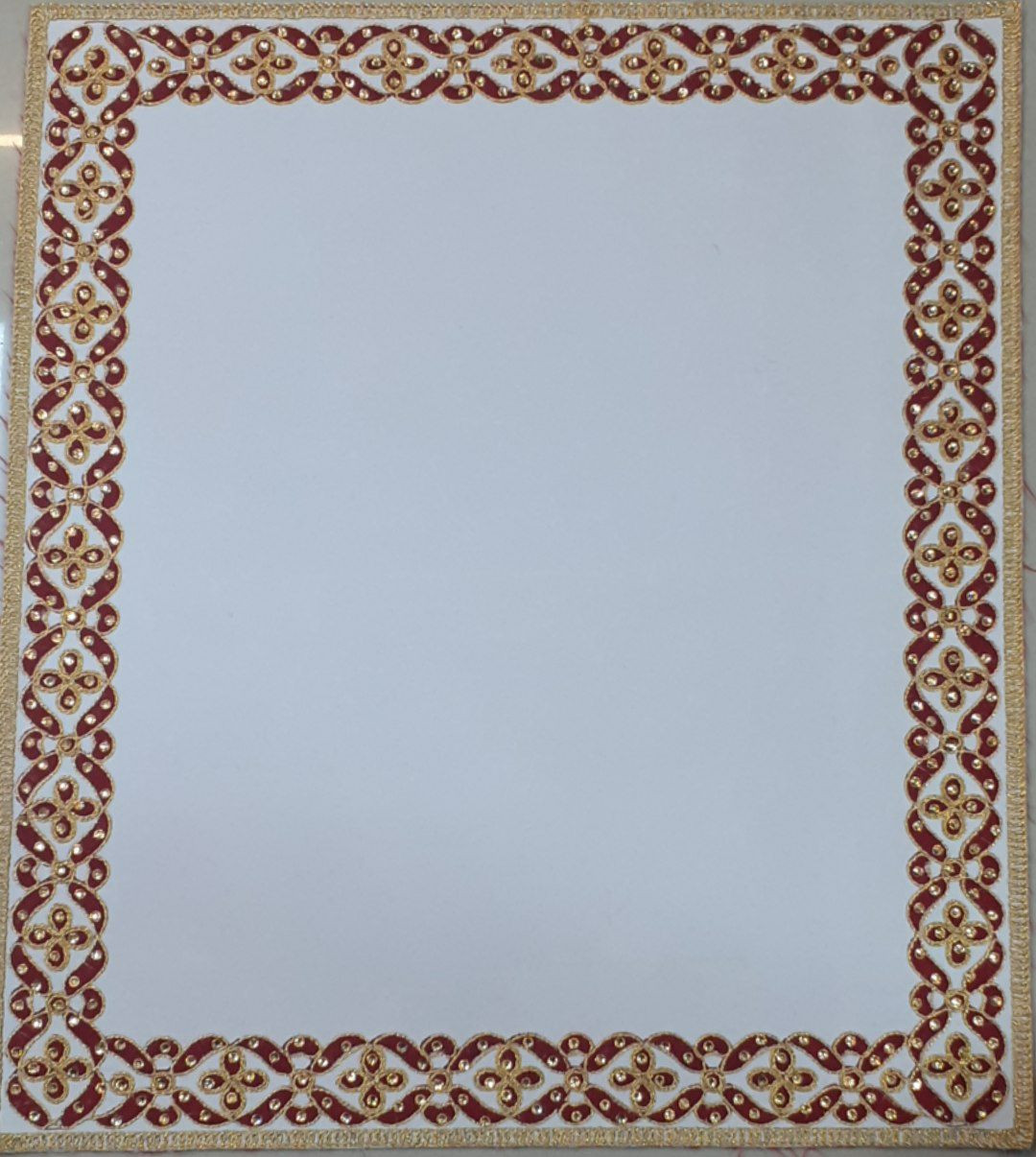 Decorative Red Gold Festive Decor for Weddings Pooja