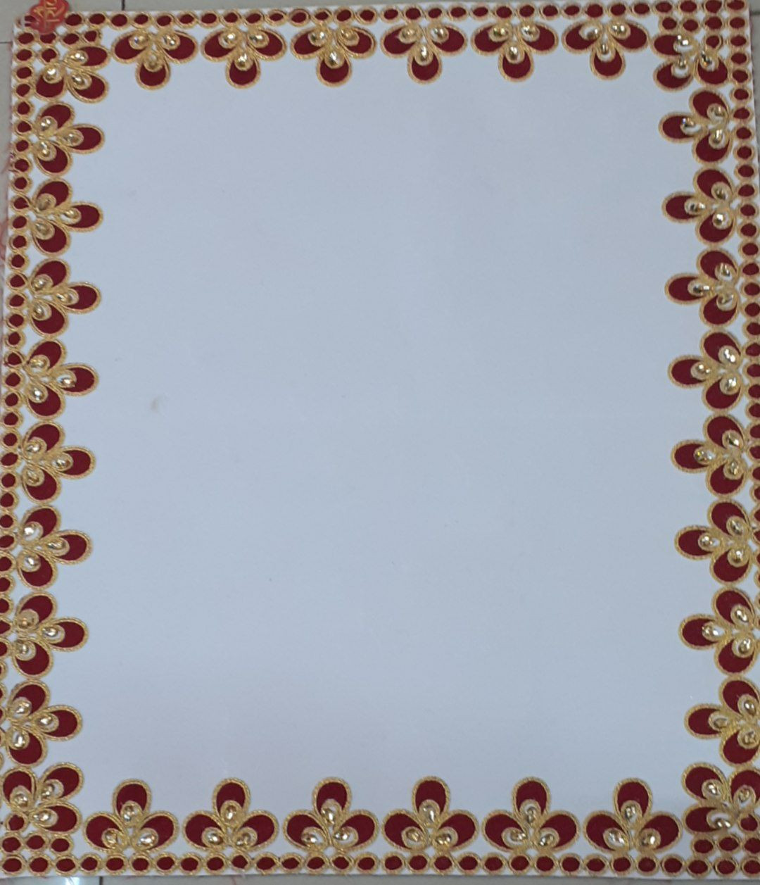 Classic Red Gold Festive Decor for Weddings Pooja