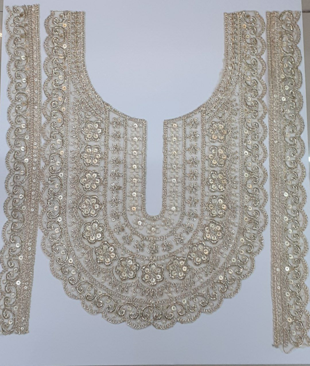 Royal Neck Design for Kurti Bridal Wear