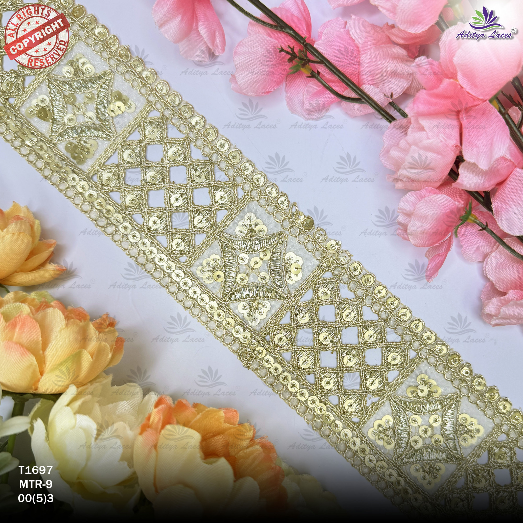 Elegant Hanging Lace Trim for Blouses
