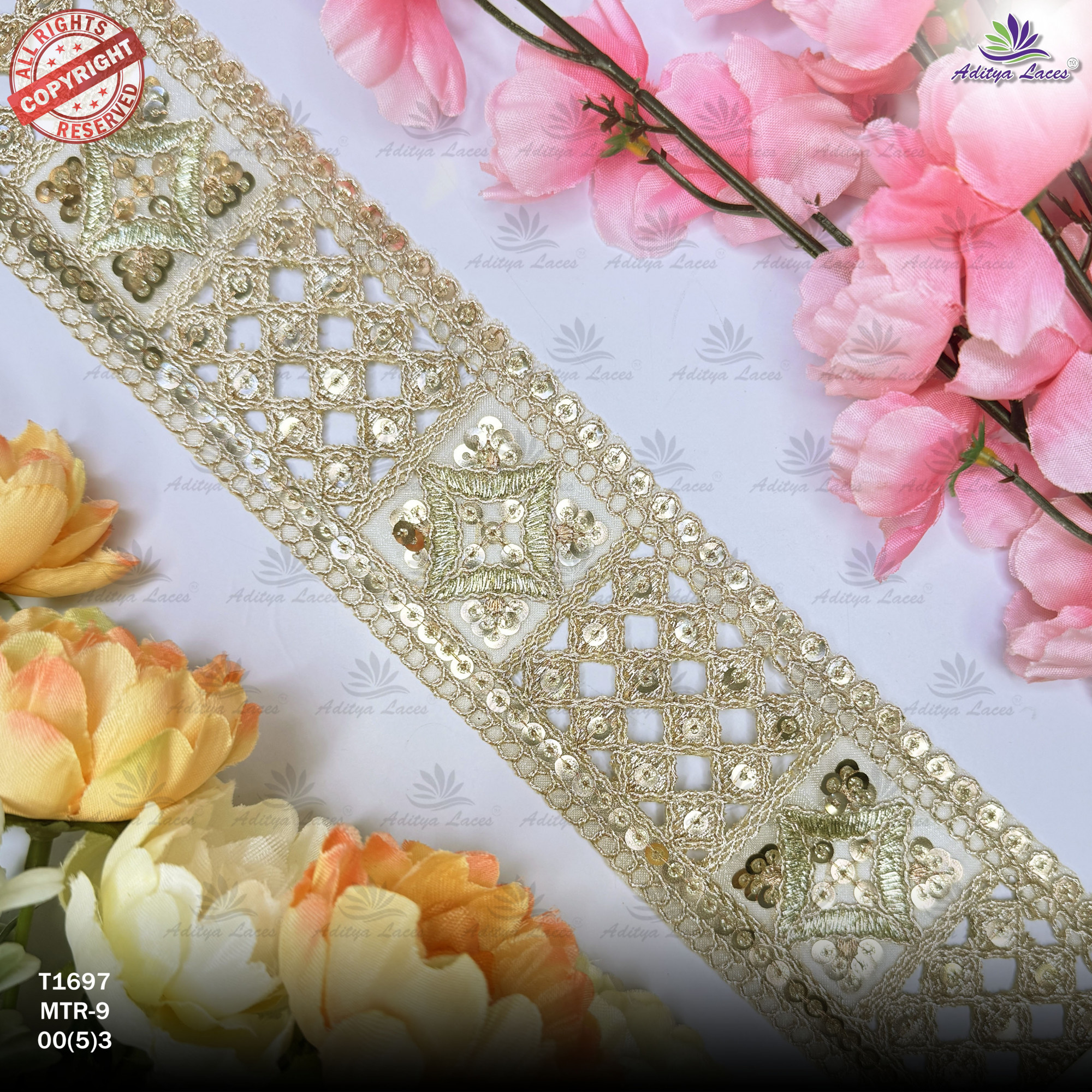 Elegant Hanging Lace Trim for Blouses