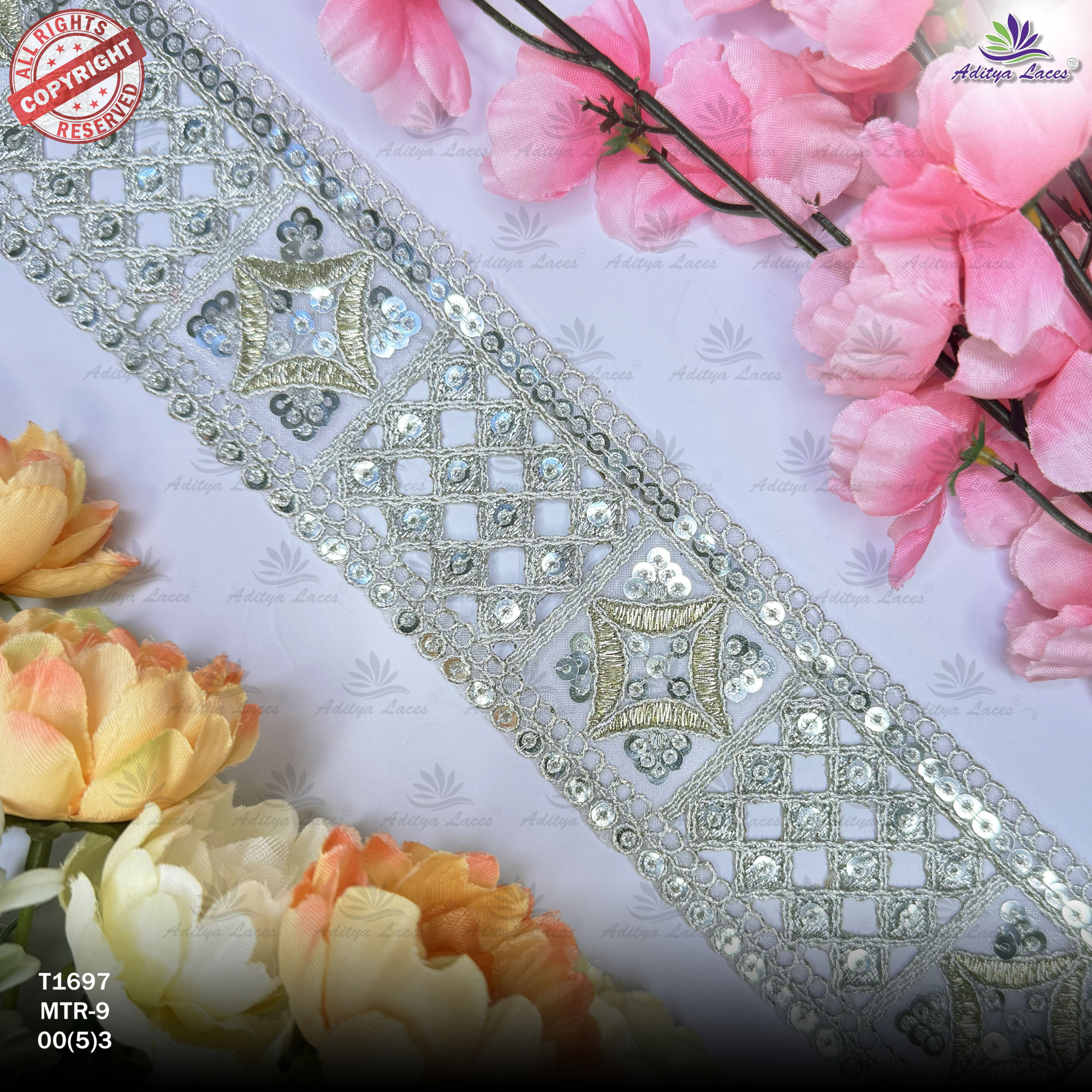 Elegant Hanging Lace Trim for Blouses