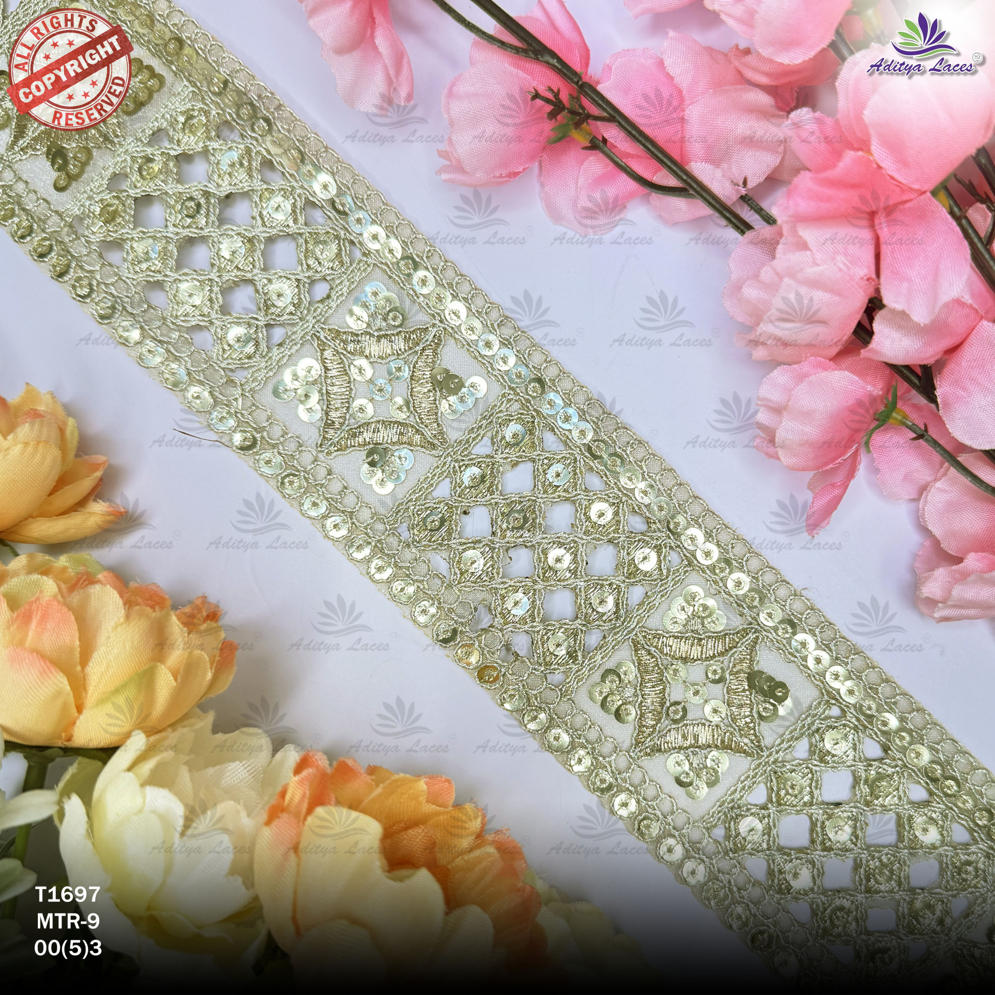 Elegant Hanging Lace Trim for Blouses