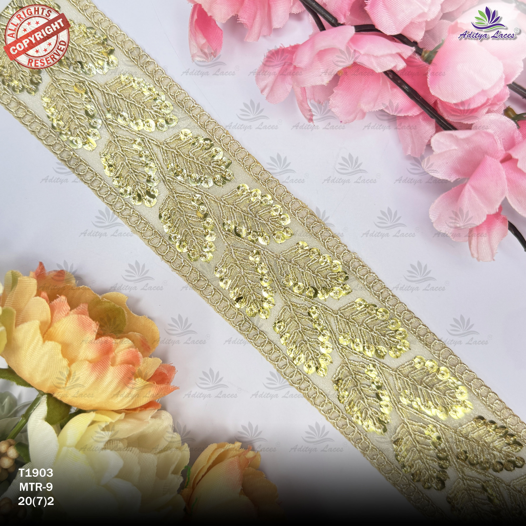 Decorative Fashion Trim for Ethnic Wear