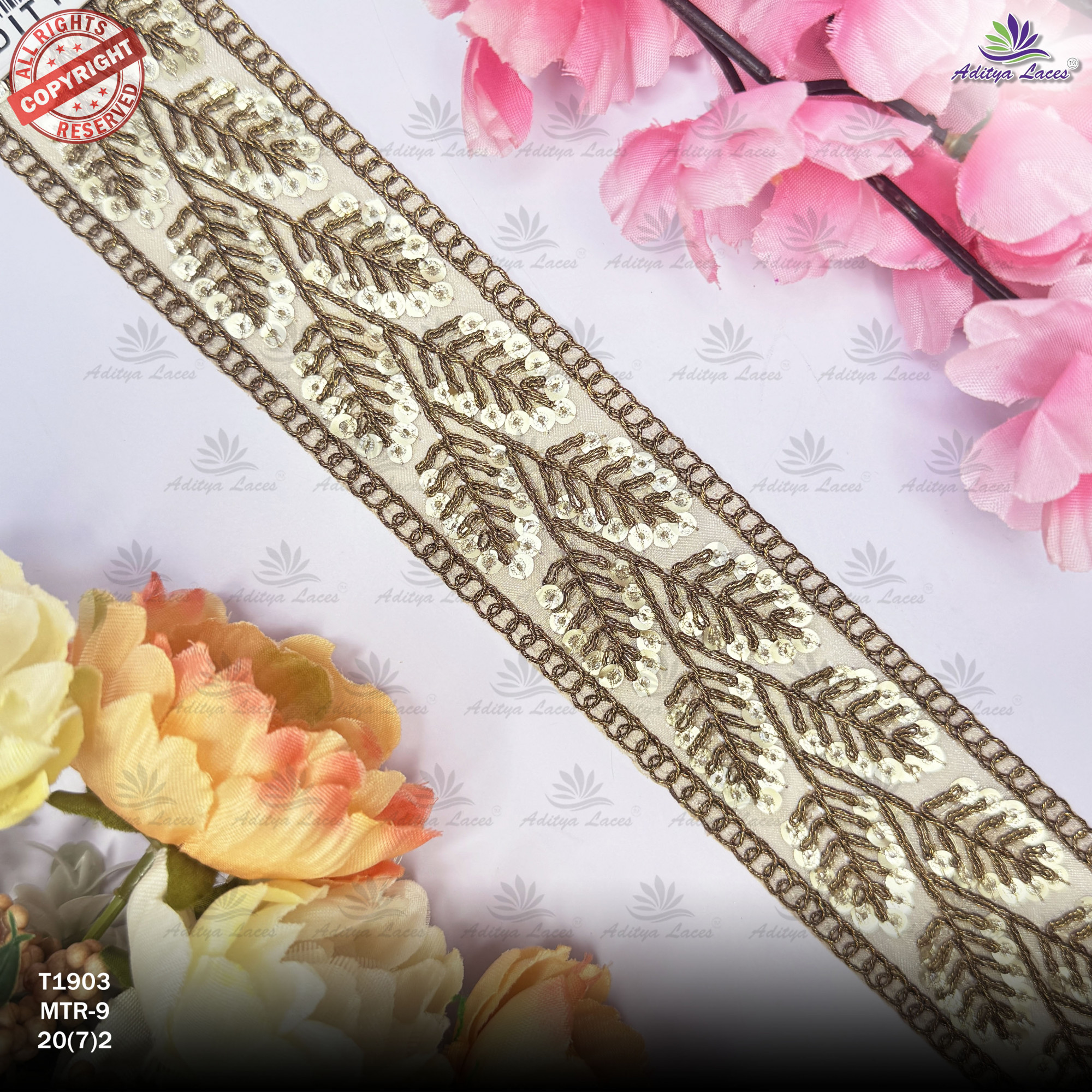 Decorative Fashion Trim for Ethnic Wear