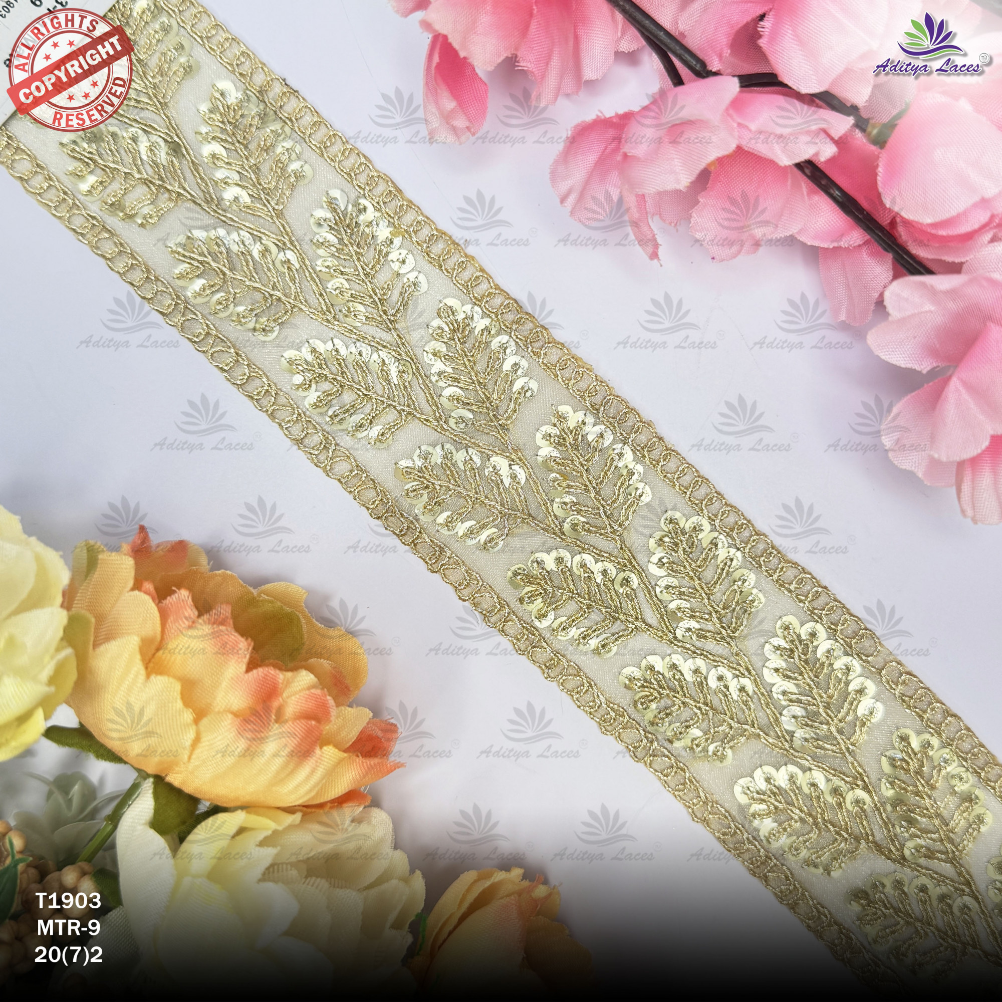 Decorative Fashion Trim for Ethnic Wear