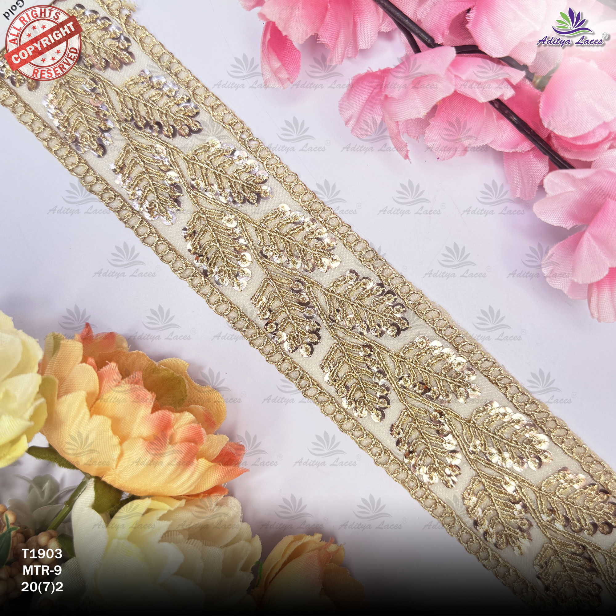 Decorative Fashion Trim for Ethnic Wear