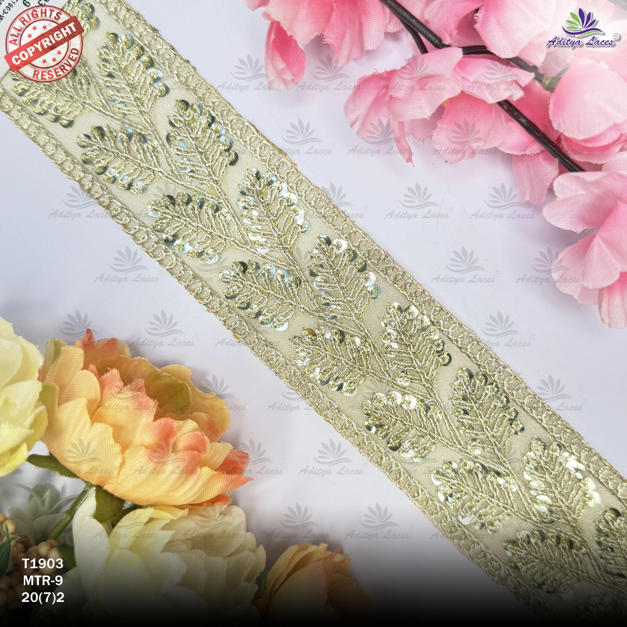 Decorative Fashion Trim for Ethnic Wear