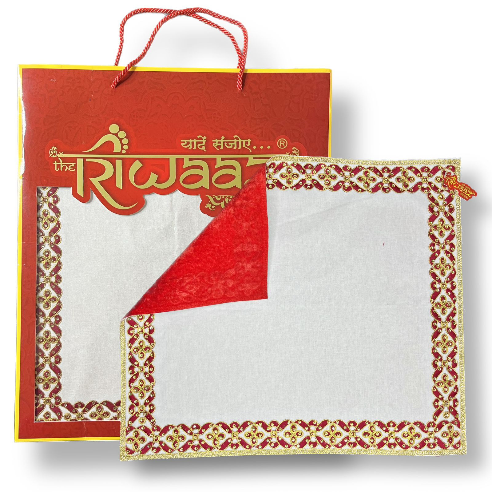 Decorative Red Gold Festive Decor for Weddings Pooja