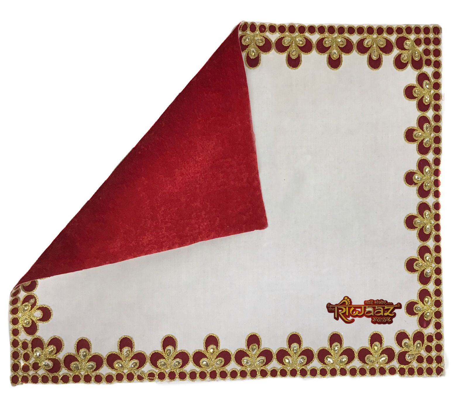 Classic Red Gold Festive Decor for Weddings Pooja