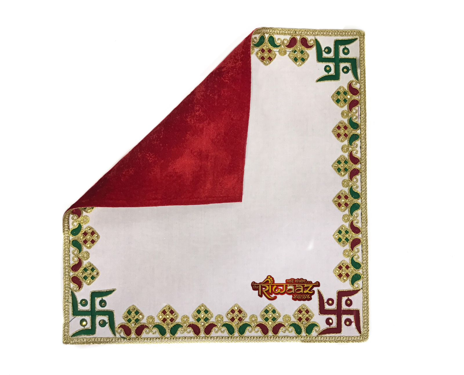 Ethnic Red Gold Festive Decor for Weddings Pooja