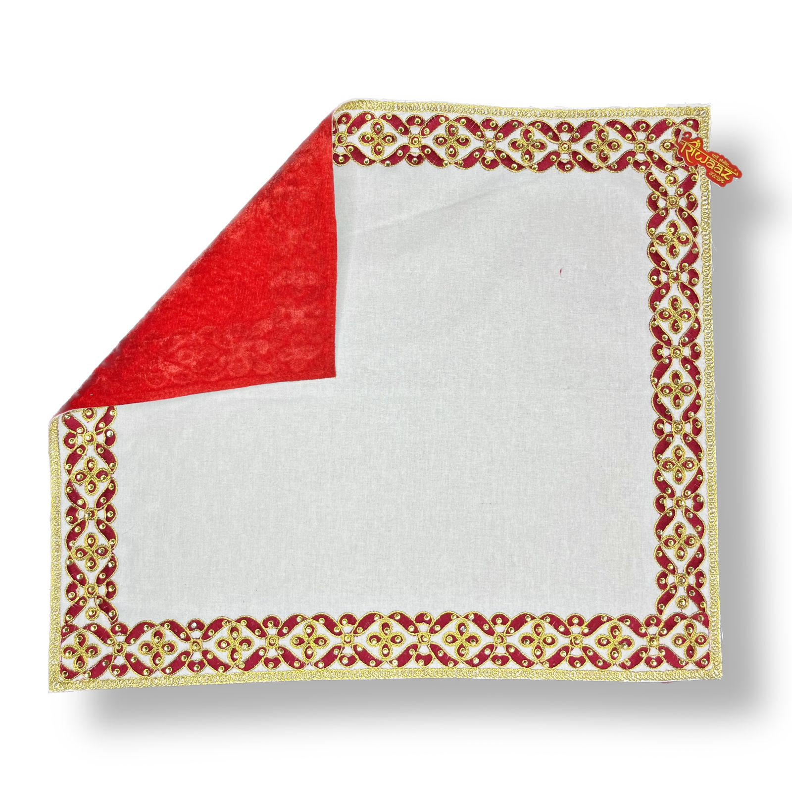 Decorative Red Gold Festive Decor for Weddings Pooja