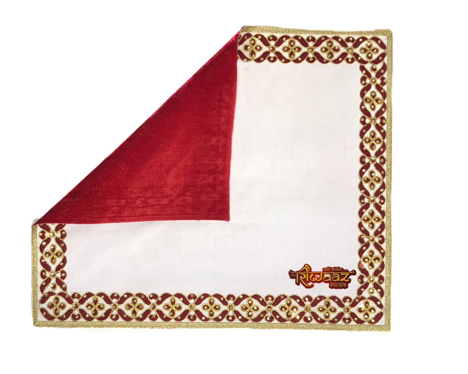 Decorative Red Gold Festive Decor for Weddings Pooja