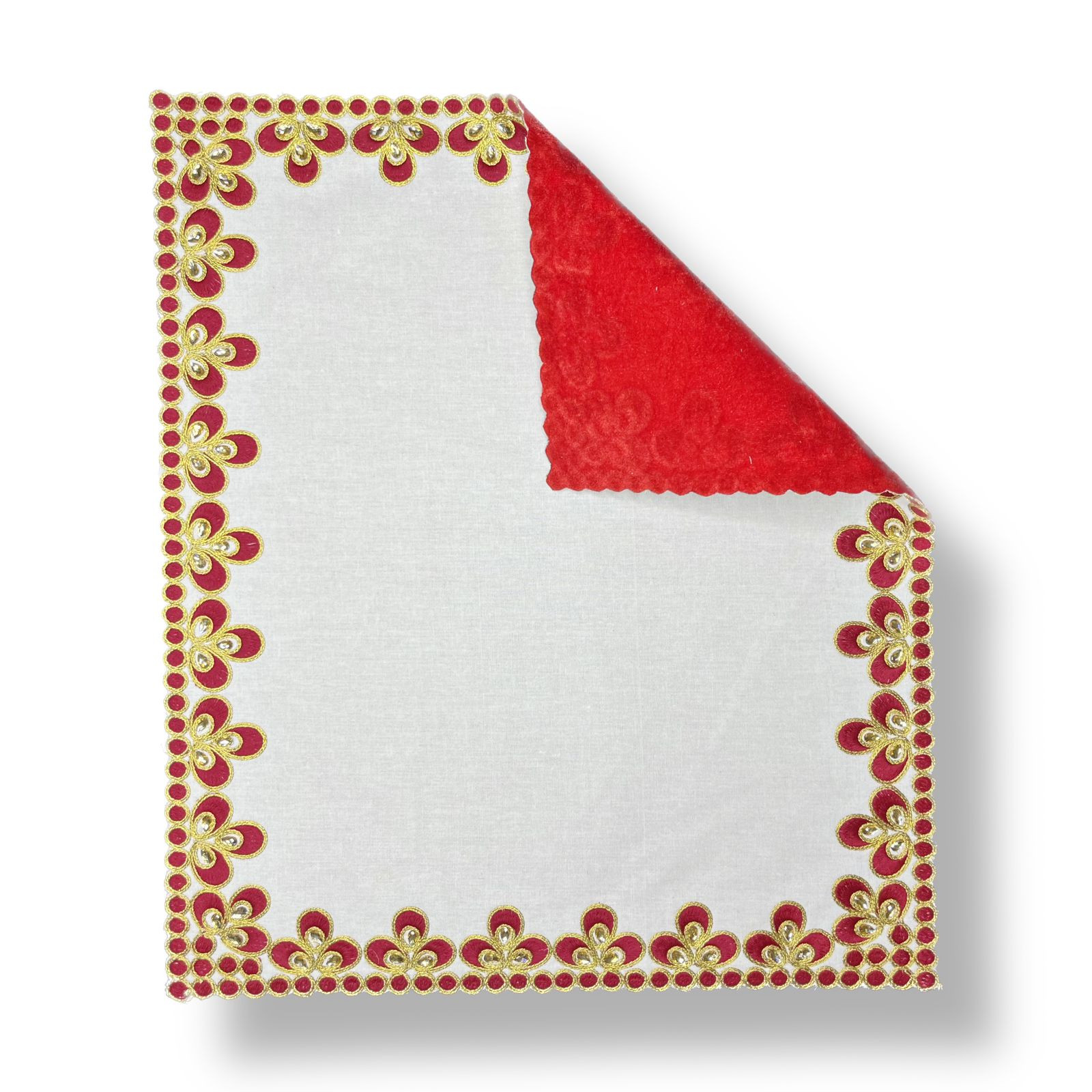 Classic Red Gold Festive Decor for Weddings Pooja
