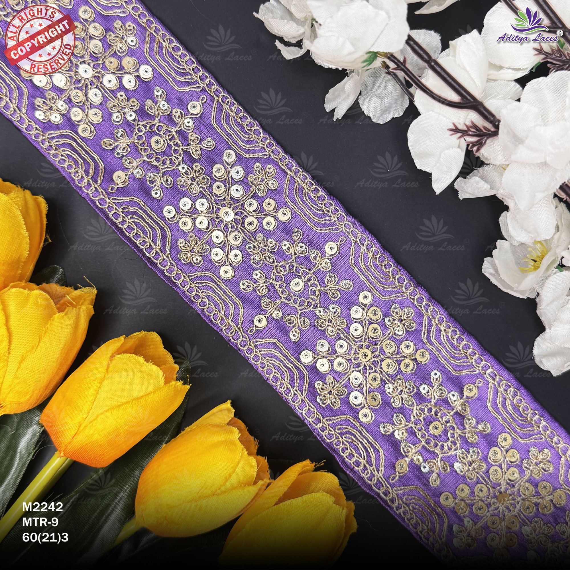Stylish Designer Saree Lace for Lehenga Saree