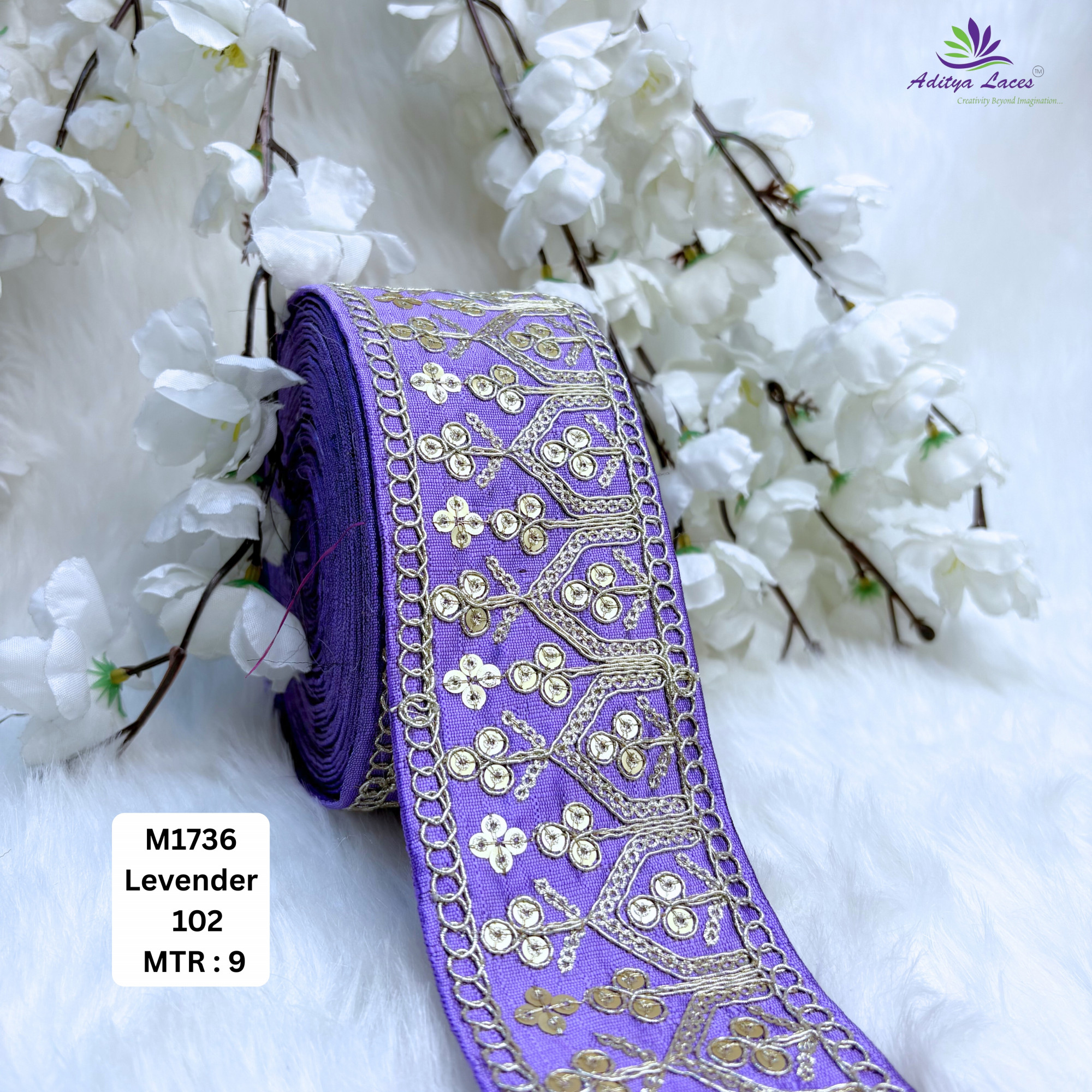 Classic Malbari Lace Border for Kurti Dupatta