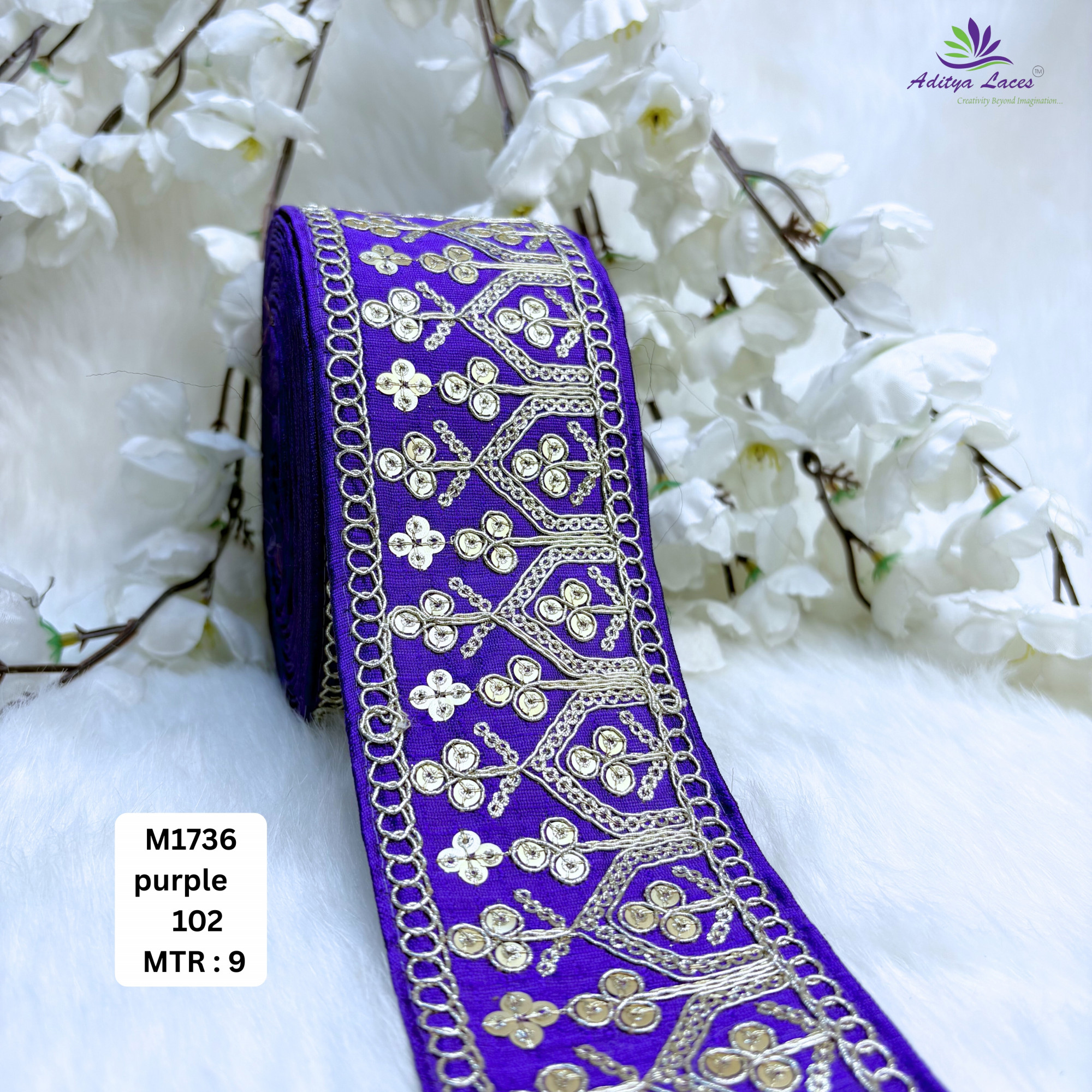 Classic Malbari Lace Border for Kurti Dupatta