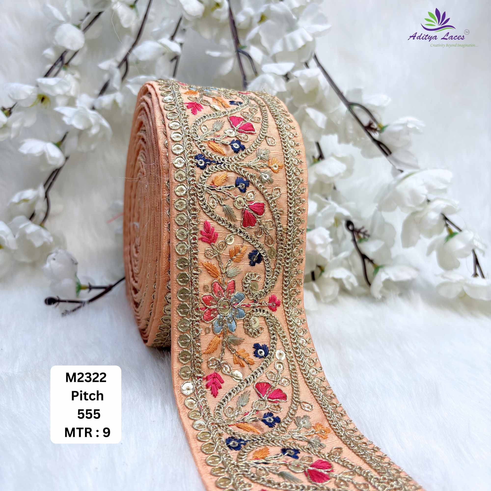 Bridal Garment Lace Border for Garment Decoration