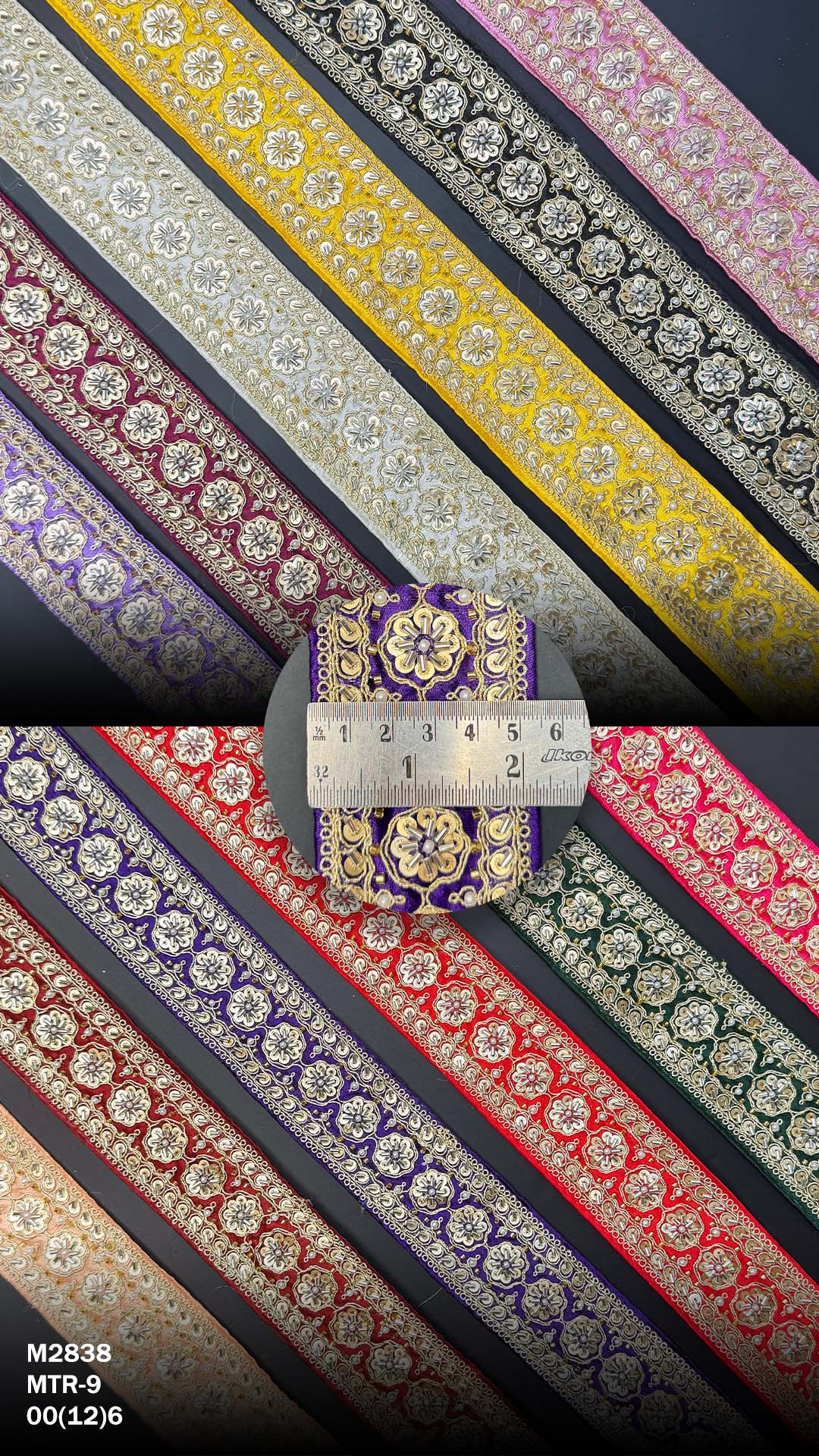 Modern Handcrafted Beaded Border for Fashion Accessories