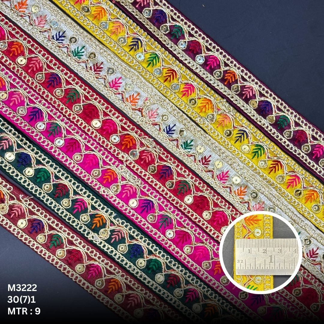 Traditional Ethnic Fashion Lace for Lehenga Saree