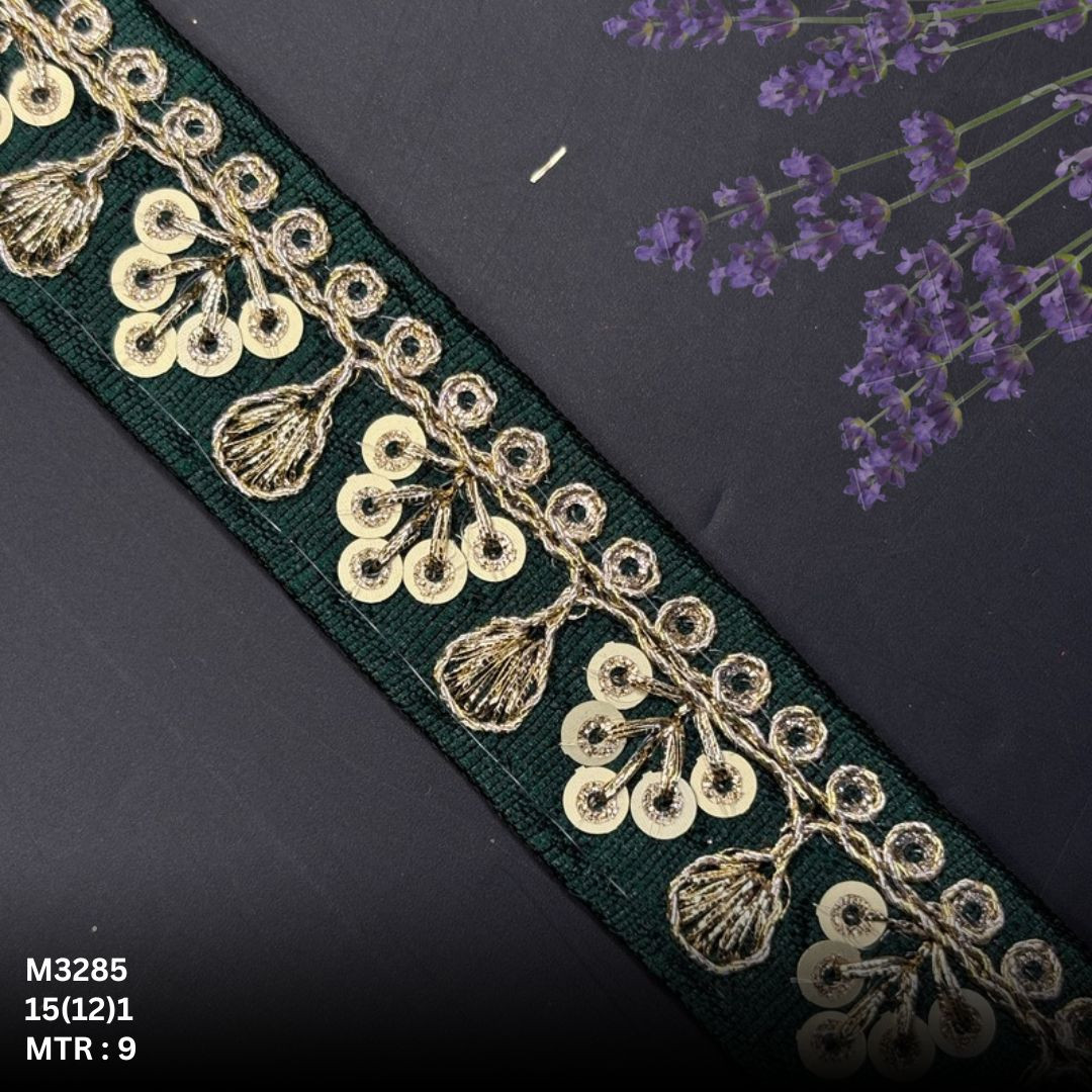 Handcrafted Decorative Beads Lace for Fashion Accessories