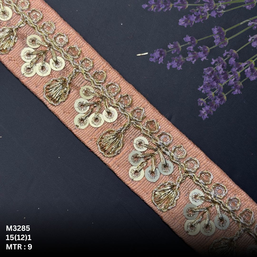 Handcrafted Decorative Beads Lace for Fashion Accessories