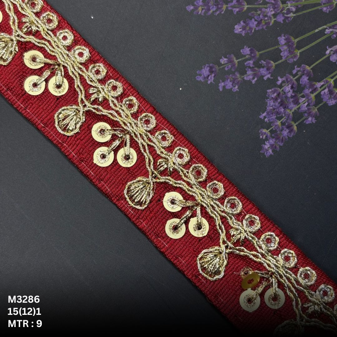 Graceful Designer Saree Lace for Garment Decoration