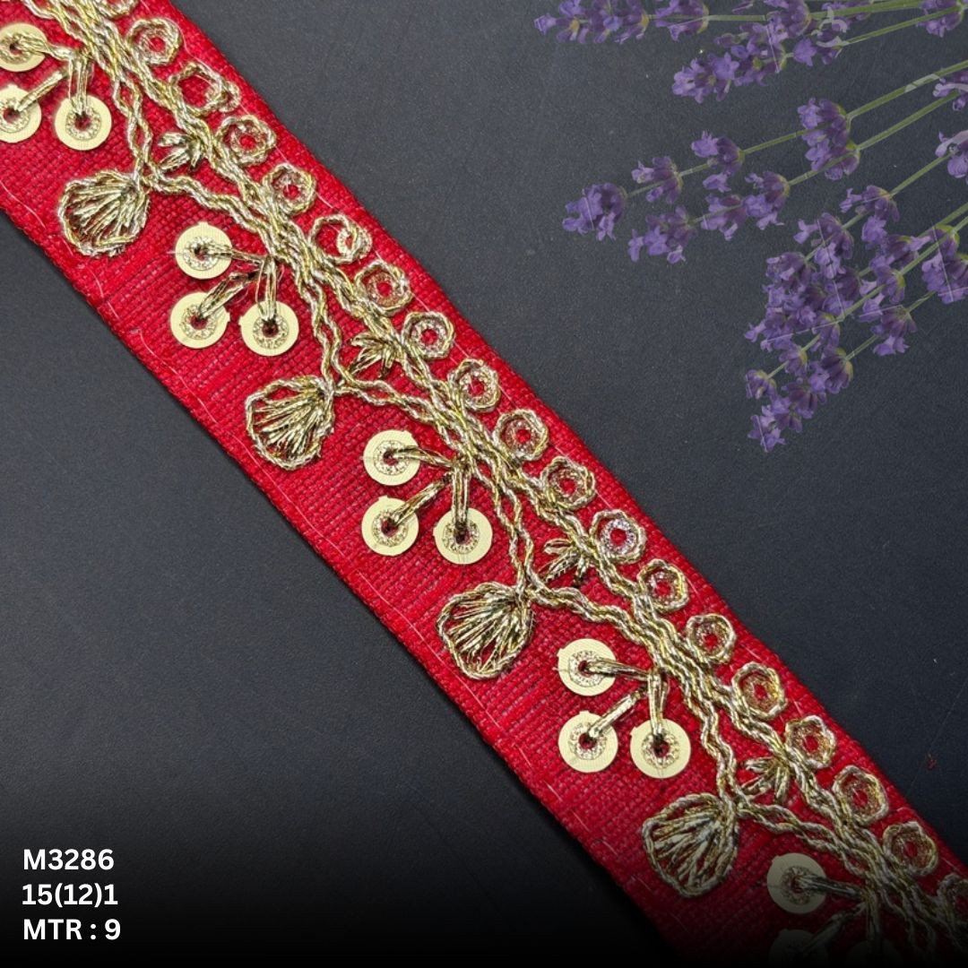 Graceful Designer Saree Lace for Garment Decoration