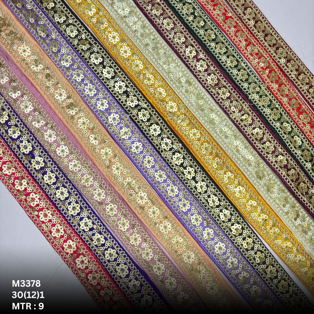 Classic Malbari Lace Border for Garment Decoration