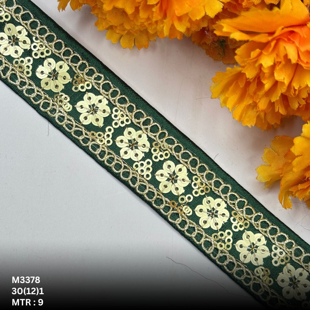 Classic Malbari Lace Border for Garment Decoration