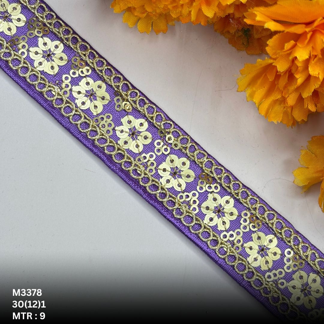 Classic Malbari Lace Border for Garment Decoration
