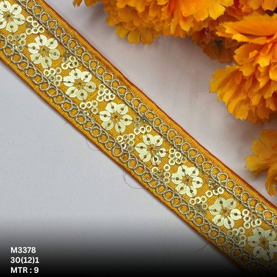 Classic Malbari Lace Border for Garment Decoration