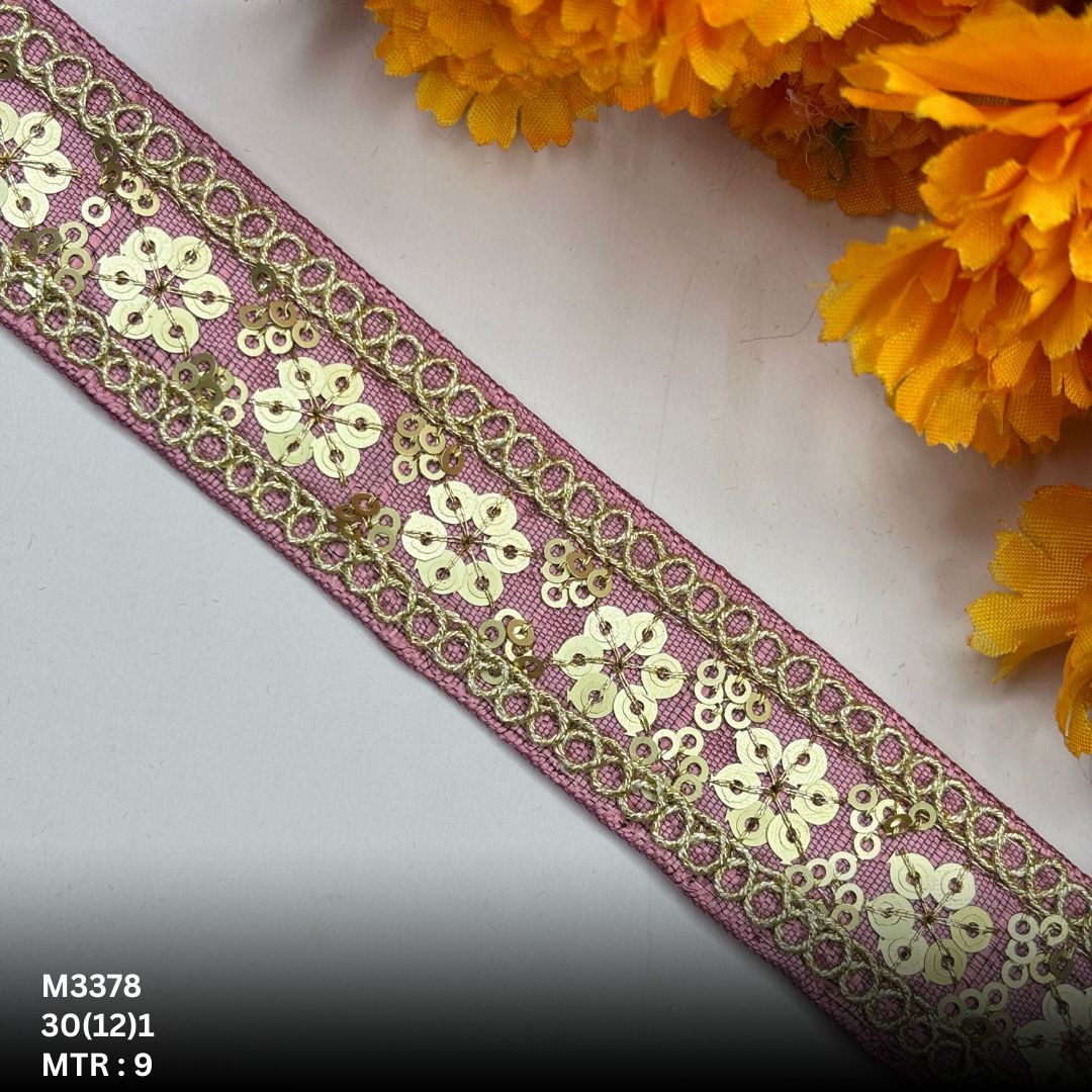 Classic Malbari Lace Border for Garment Decoration