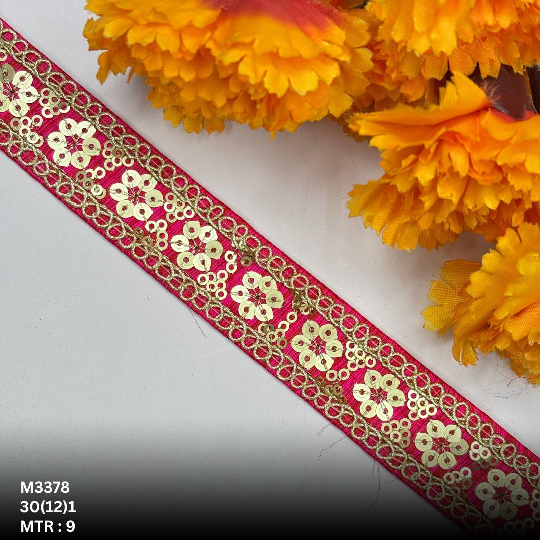 Classic Malbari Lace Border for Garment Decoration