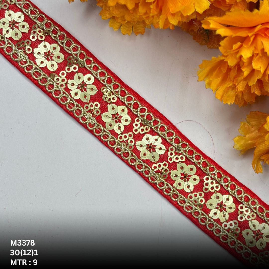Classic Malbari Lace Border for Garment Decoration