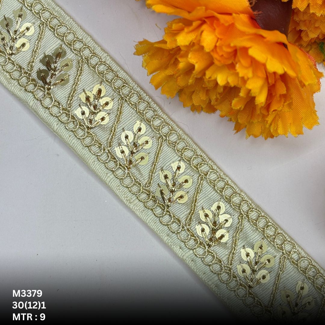 Royal Malbari Lace Saree Border for Garment Decoration
