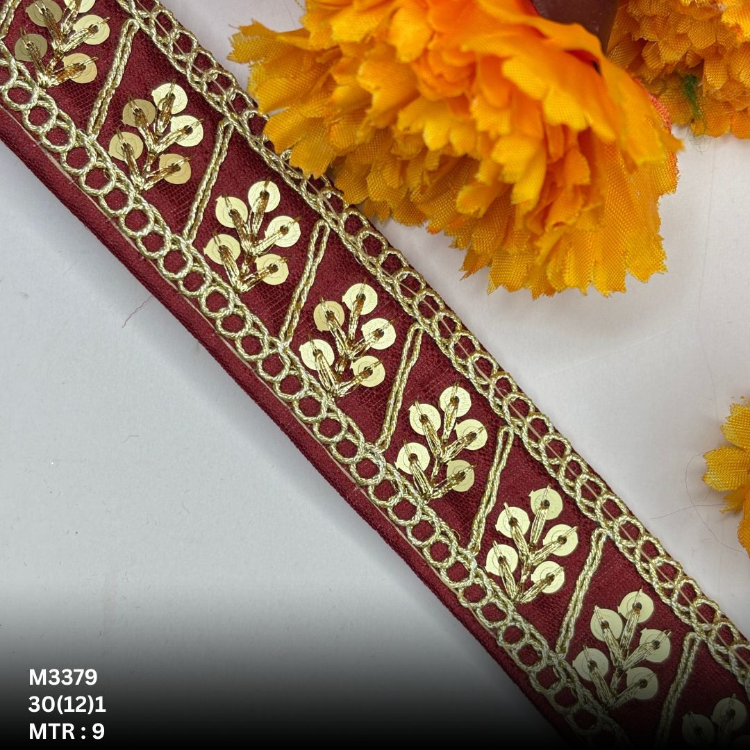 Royal Malbari Lace Saree Border for Garment Decoration