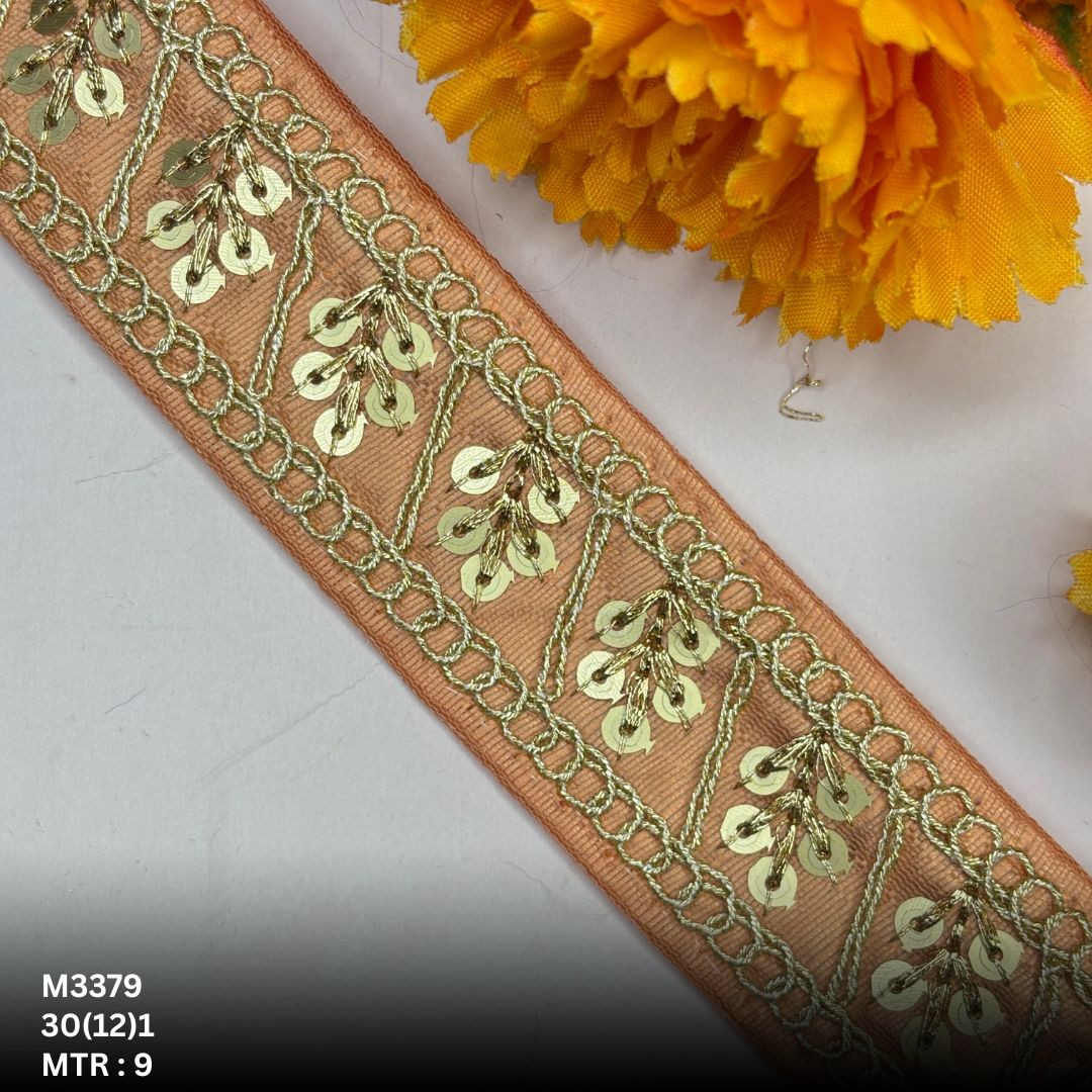 Royal Malbari Lace Saree Border for Garment Decoration