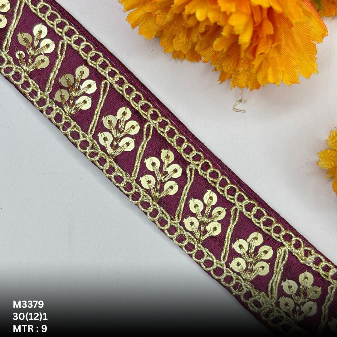 Royal Malbari Lace Saree Border for Garment Decoration