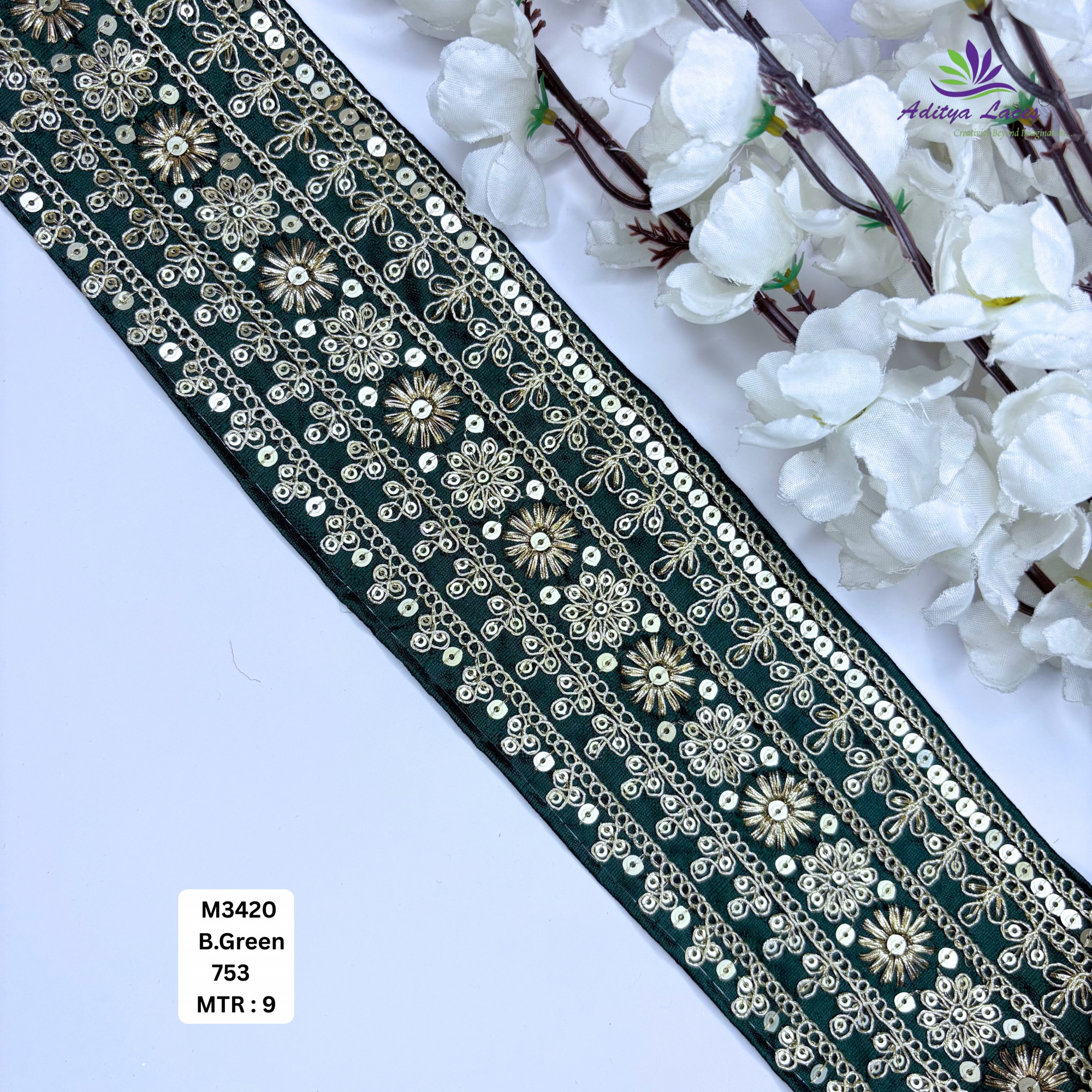 Wedding Garment Lace Border for Lehenga Saree