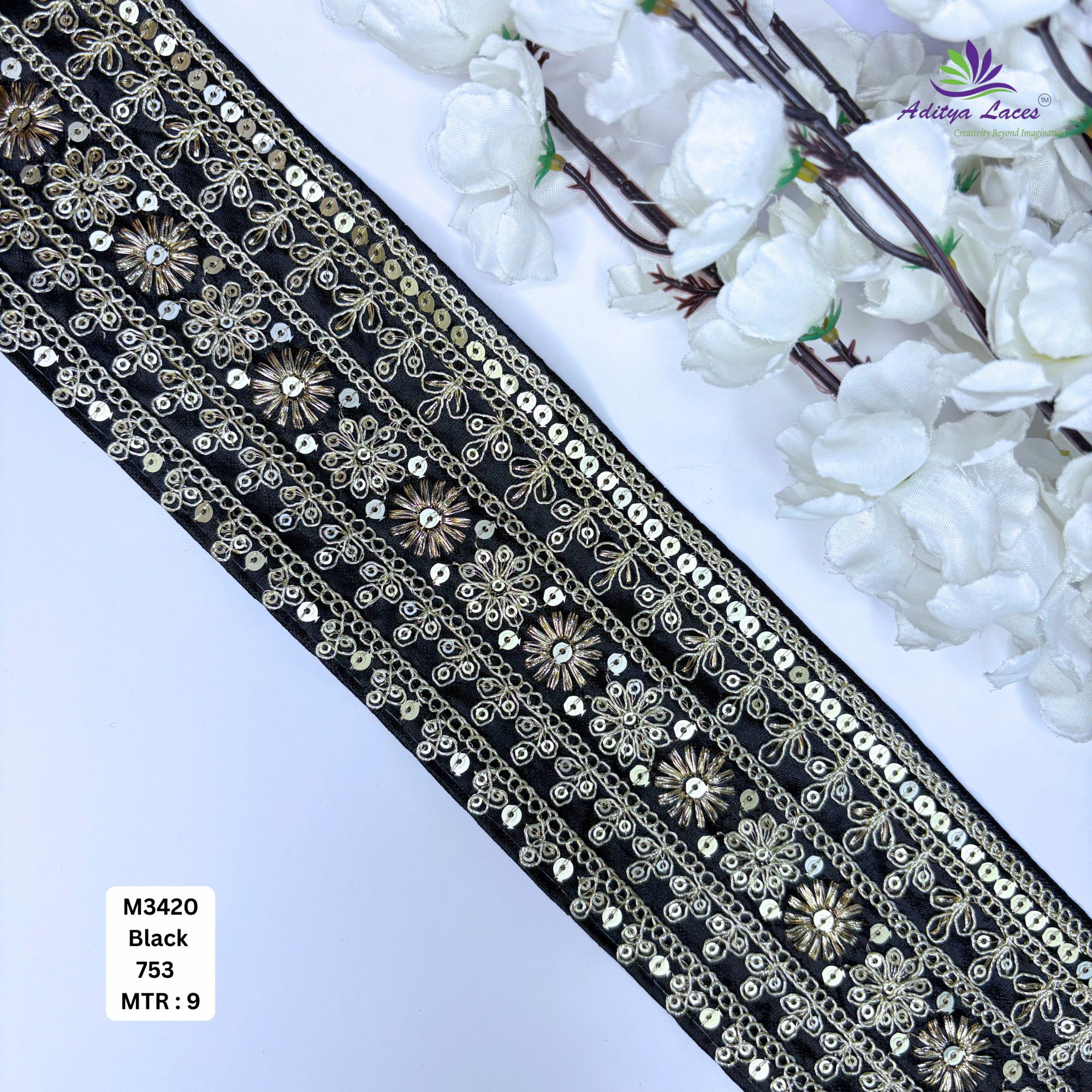 Wedding Garment Lace Border for Lehenga Saree