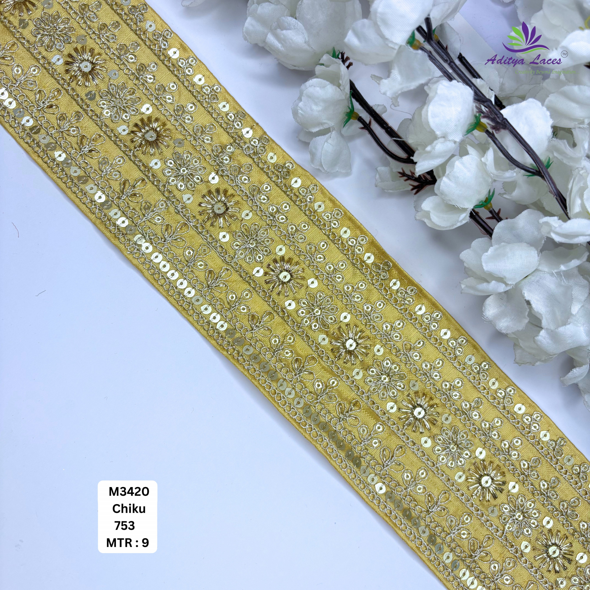 Wedding Garment Lace Border for Lehenga Saree