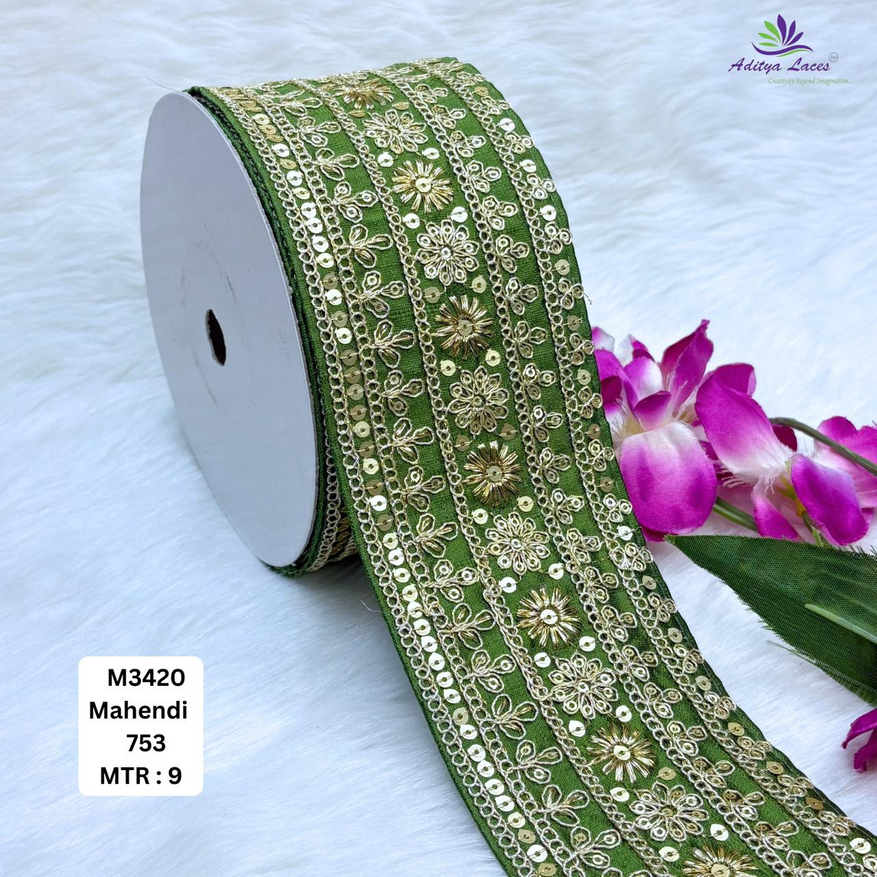 Wedding Garment Lace Border for Lehenga Saree
