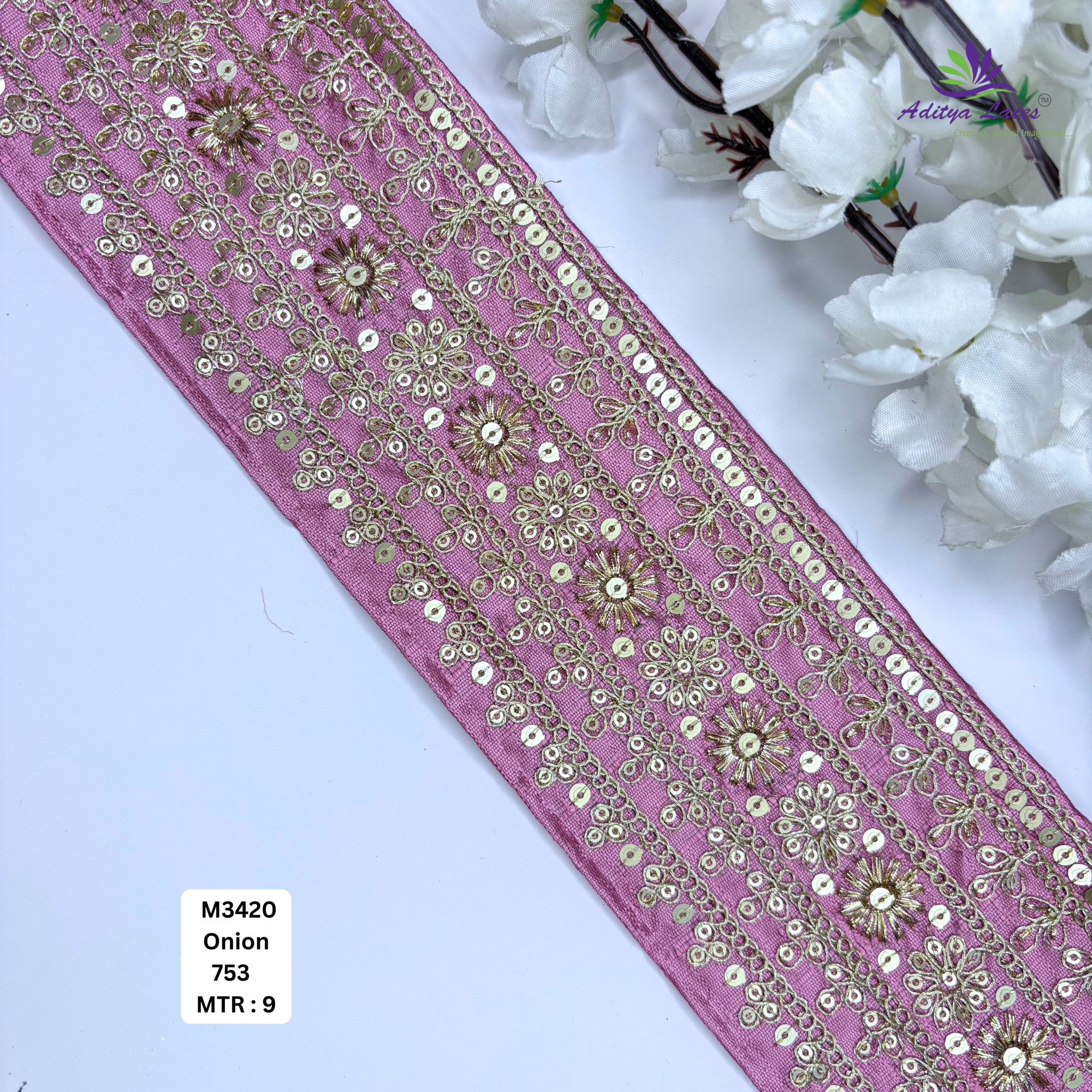 Wedding Garment Lace Border for Lehenga Saree