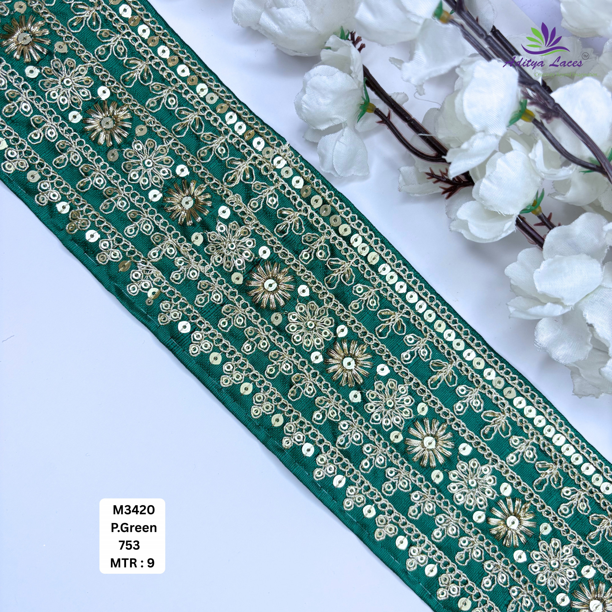 Wedding Garment Lace Border for Lehenga Saree