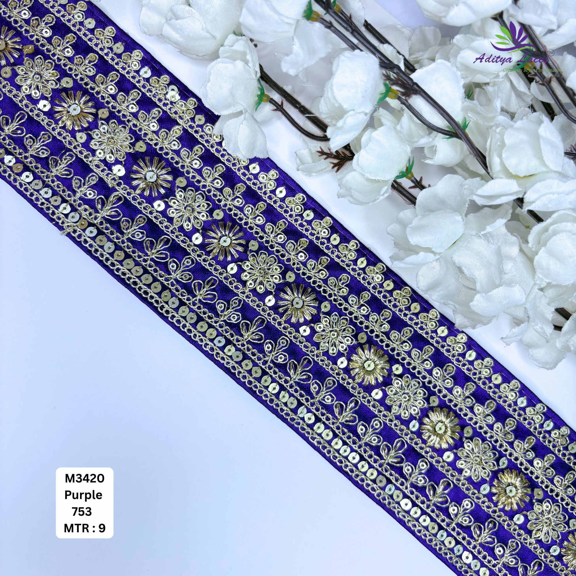 Wedding Garment Lace Border for Lehenga Saree