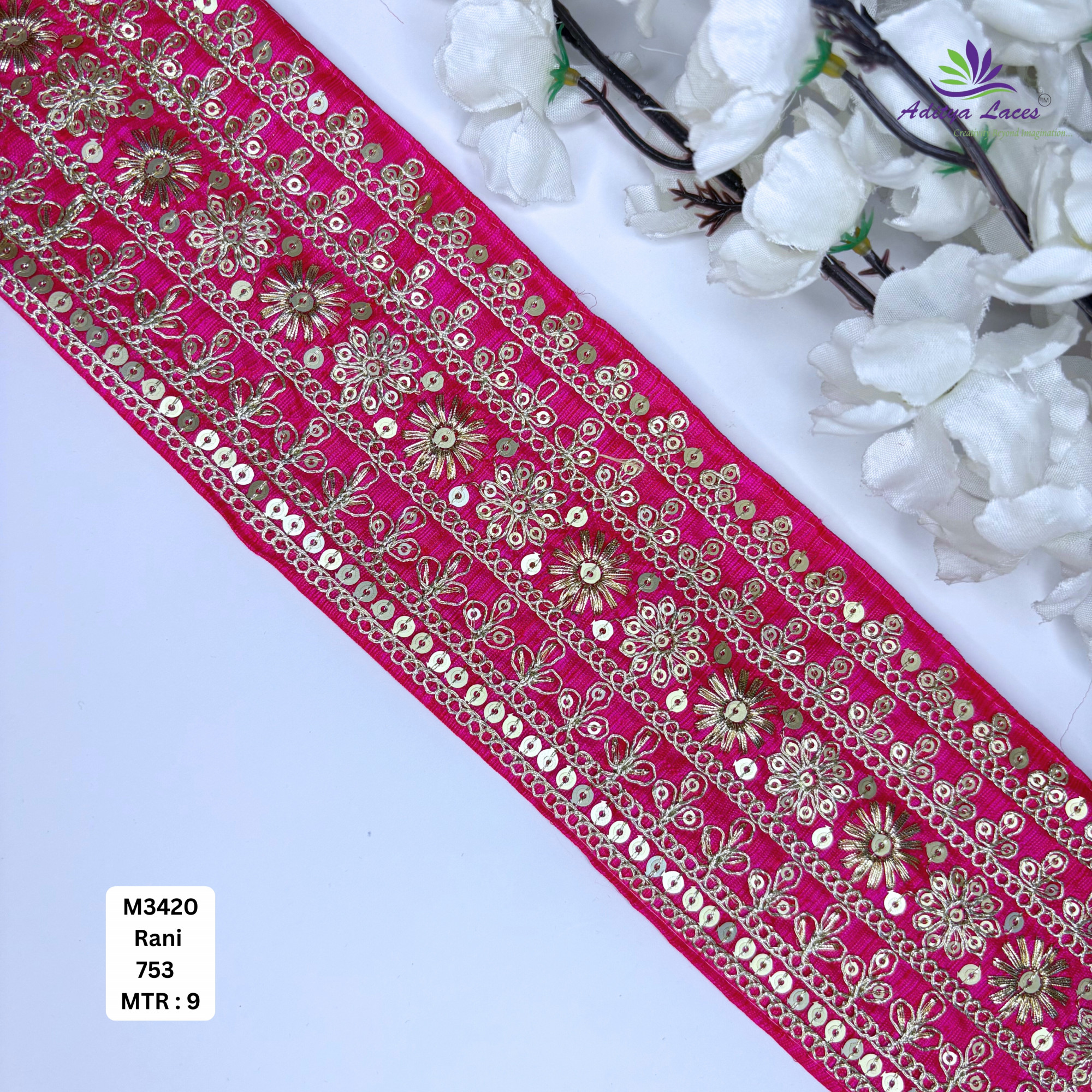 Wedding Garment Lace Border for Lehenga Saree